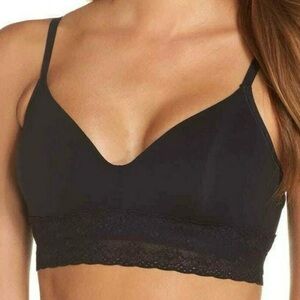 Natori Bliss Perfection Contour Soft Cup Bra in black.